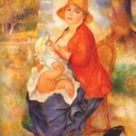 Pierre-Auguste Renoir - Mother nursing her child