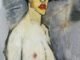 Amadeo Modigliani - Female Nude with Hat
