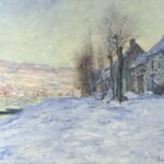 Claude Monet - Lavacourt under snow