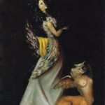 Leono Fini - Self Portrait with Chimera-topaz-cgi-1024h