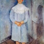 Amadeo Modigliani - Little Girl in Blue