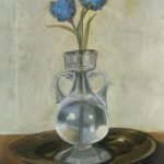 Salvador Dali - Vase of cornflowers