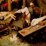 Pieter Bruegel de Oude - Nederlandse spreekwoorden (detail)