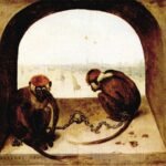 Pieter Bruegel de Oude - Two monkeys